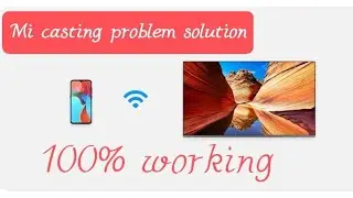 miui 12 screen mirroring problem solved after Android 11 update/wireless display problem solution