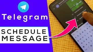 HOW TO SCHEDULE MESSAGE ON TELEGRAM APP 🔥🤫