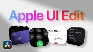 How to create an Apple Style UI Edit in DaVinci Resolve