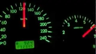 2003 Subaru Forester 2.0 XT 0 to 140 km/h Acceleration