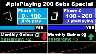JipIsPlaying| 0-100 SUBS VS 100-200 SUBS, WHICH one IS FASTER