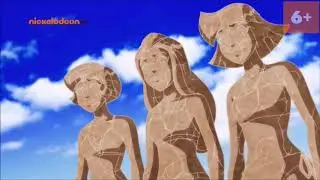 Totally Spies - Girls transforms into Statues