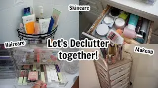 Vlogmas Day 13 | Let's organize and declutter together! (skincare, makeup, haircare)