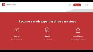 Online earning on Photomath. Earn $20 to $100 simply by Completing Training Freelancing Series 3
