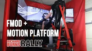 Rally Simulator - Richard Burns Rally - Motion platform - FMOD - Tests WRPP 2020 Sardian Fabia evo
