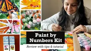 Paint by numbers kit by Artists Loft Review with tips and tutorial