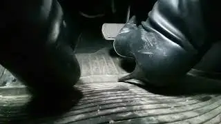 Driving Black Heels