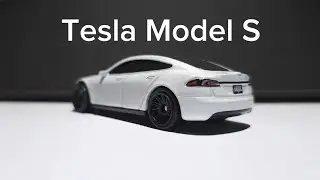 Tesla model s minicar 1:64 scale