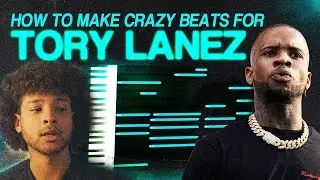making a beat in FL STUDIO for TORY LANEZ