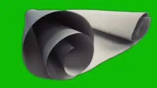 ANIMATED PAPER SCROLL GREEN SCREEN
