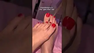 Gelx toes at home