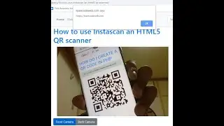 How to use Instascan an HTML5 QR scanner in Urdu / Hindi - Learncodeweb