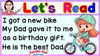 Short Stories for Kids |Reading Lesson | Practice Reading for Grade1, 2, 3 |Teacher Aya Online Tutor