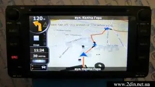 Штатная магнитола EasyGo S109 для Toyota Camry V30, FJ Cruiser - GPS навигация, USB/DVD