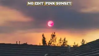 PINK SUNSET! NO EDIT!  #sunset