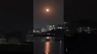 Full Moon over the Lake