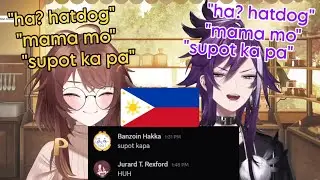 Pan teaches Hakka some Filipino terms.