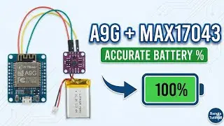 A9G Module Battery Monitor: MAX17043 Fuel Gauge with MicroPython (I2C Tutorial) | Bangla