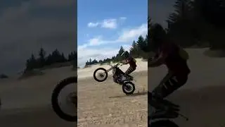 Boy Wonder Passes us in the Dunes