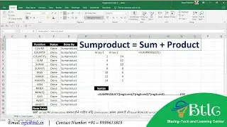 What is the Sumproduct Function in Microsoft Excel (Syntax of the SUMPRODUCT function in Excel?)