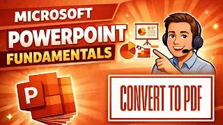 How to Convert a PowerPoint to PDF (Beginner Tutorial) | Microsoft PowerPoint Fundamentals