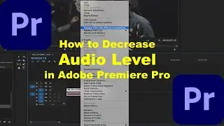 How to Decrease Audio Level in Adobe Premiere Pro
