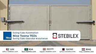 Nice Toona 7 Electromechanical Gear Motor | Swing Gate Automation | Stebilex Systems