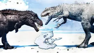 Indominus Rex Comes to The Isle & Hunts Hypos!!! #shorts