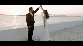 Elegant Belle Mer Wedding in Newport, Rhode Island | The Water Salon | Cassandra & Michael Teaser