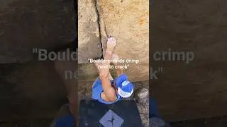 Anything But The Crack #shorts #bouldering #climbing