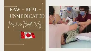 MY NATURAL AND UNMEDICATED BIRTH VLOG STORY 💖