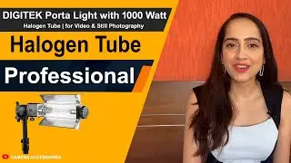 DIGITEK Porta Light with 1000 Watt |  Halogen Tube | Video & Still Photography | Halogen Light