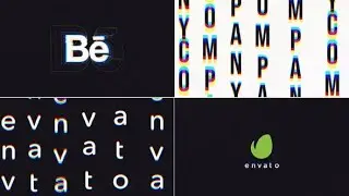 Premiere Pro Template: Ultimate Glitch Logo Intro + Free Font