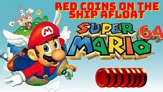 Super Mario 64 - Jolly Roger Bay - Red Coins on the Ship Afloat - 19/120
