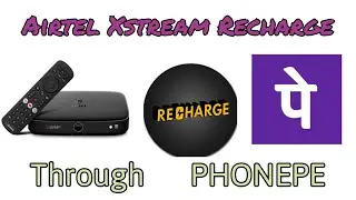 How to recharge Airtel Xstream from mobile in PHONEPE in telugu ll Ba Tech Zone ll Telugu ll
