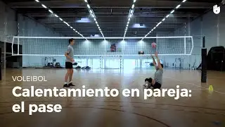 Calentamiento en pareja: el pase | Voleibol