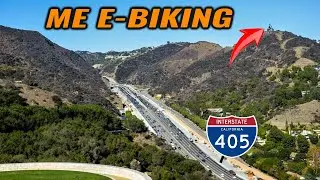 E-biking Way up in the Mountains