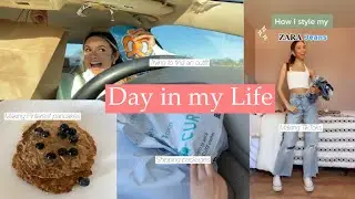 A PRODUCTIVE DAY IN MY LIFE | pinterest pancakes, creating content, shopping with me!