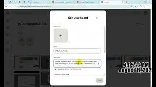 How To SEO Optimize Settings Pinterest Board