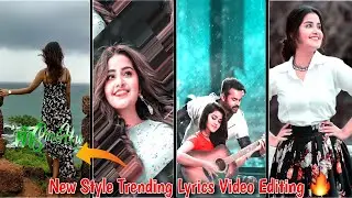 New Trending Color Change Effect Lyrics Status video Editing | Make awesome Lyrics status video
