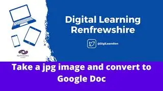 Take a jpg image and convert to Google Doc