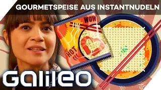 Gourmetspeisen aus Instantnudeln! Leckereien zaubern, aus dem Nudel-Block | Galileo | ProSieben