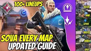 Updated SOVA Every Map Lineups -Sunset, Ascent, Bind, Split, Haven, Breeze, Lotus - ALL MAPS