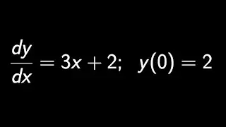 Example: Solve initial value problem