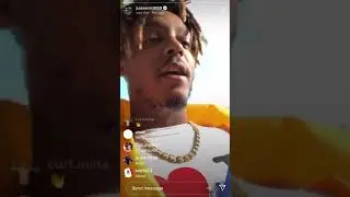Juice Wrld Bitch Please Freestyle IG Live