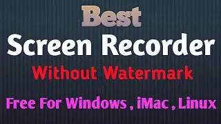 Two Best Screen Recorder For Free | Window , iMac , Linux |The Ultimate Tech | #free