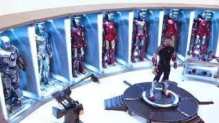 Hot Toys Hall Of Armor From Iron Man 3