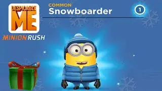 Snowboarder Minion Rush Unlock Costume Snowboarder  gameplay walkthrough ios & android
