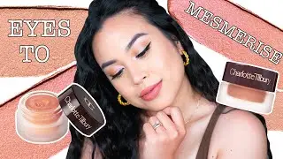 NEW SHADES charlotte tilbury eyes to mesmerise sunlit glow + exagerreyes
