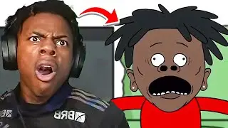 iShowSpeed reacts to the Weirdest Animation of him..